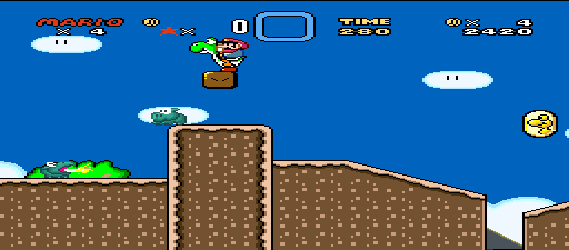 Super Mario World (Nintendo Super System) Screenshot 1